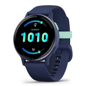 Garmin vivoactive 5 Navy Health and Fitness with AMOLED Display Up to 11 Days of Battery Life GPS Smartwatch - 010-02862-12