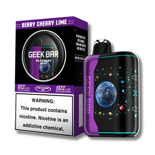 Geek Bar Pulse X Platinum Edition 25K Disposable Vape Device - 1PC