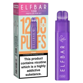 Grape Elfbar 1200 Pod Kit