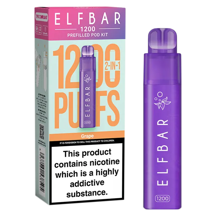 Grape Elfbar 1200 Pod Kit