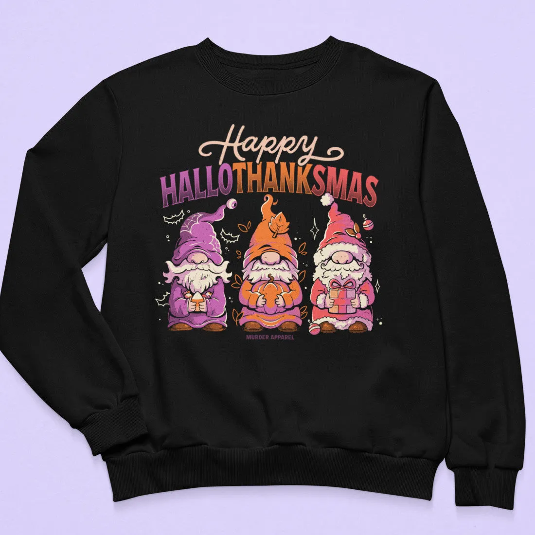 Hallothanksmas Gnome Sweatshirt