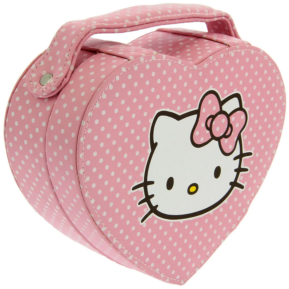 Hello Kitty Pink Heart Jewellery Box