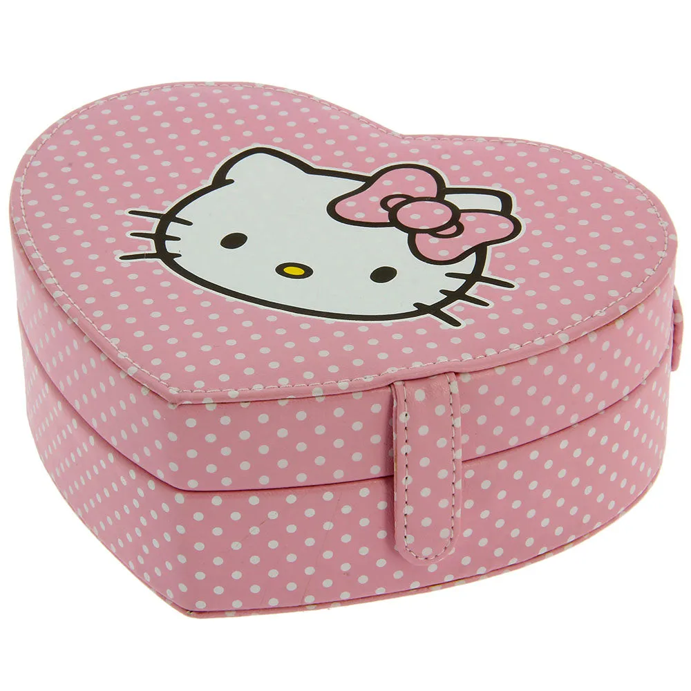Hello Kitty Pink Heart Jewellery Box