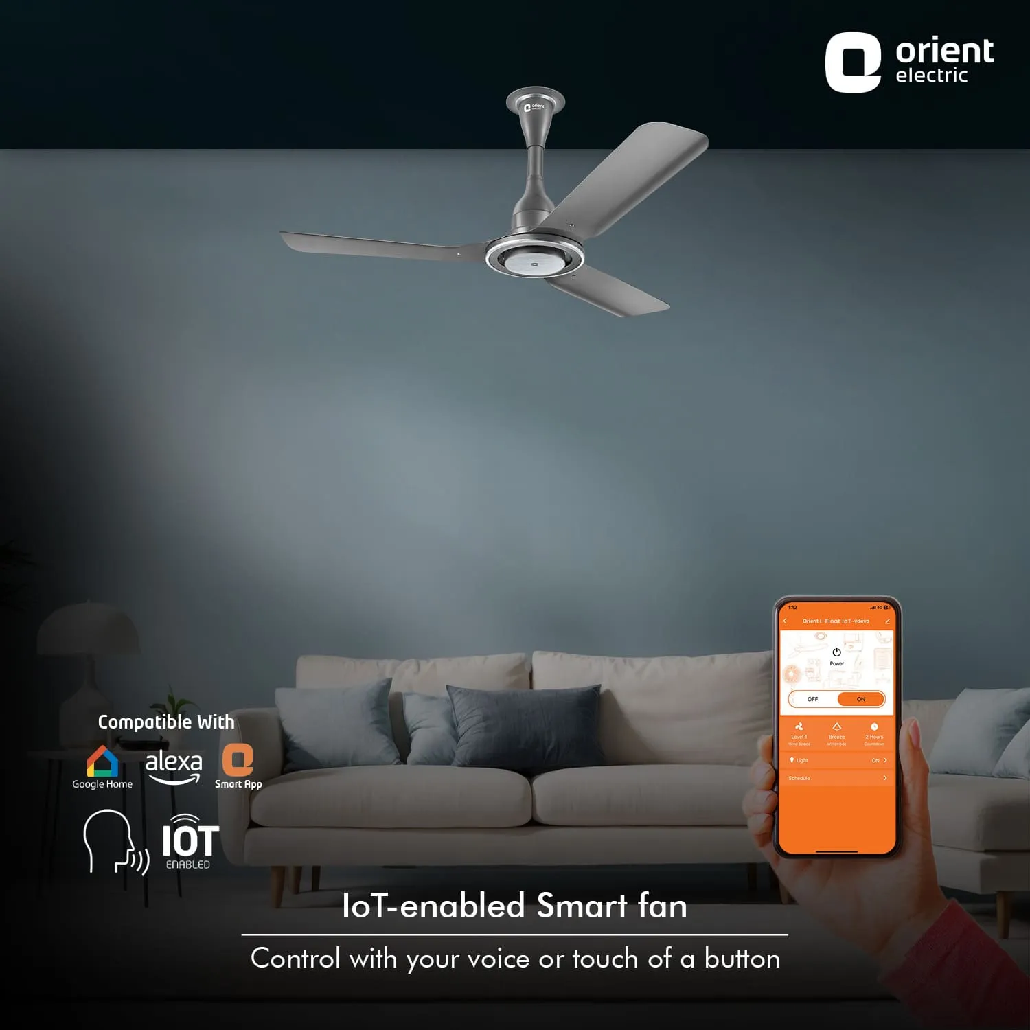 I Float IoT 5 Star Rated BLDC Ceiling Fan