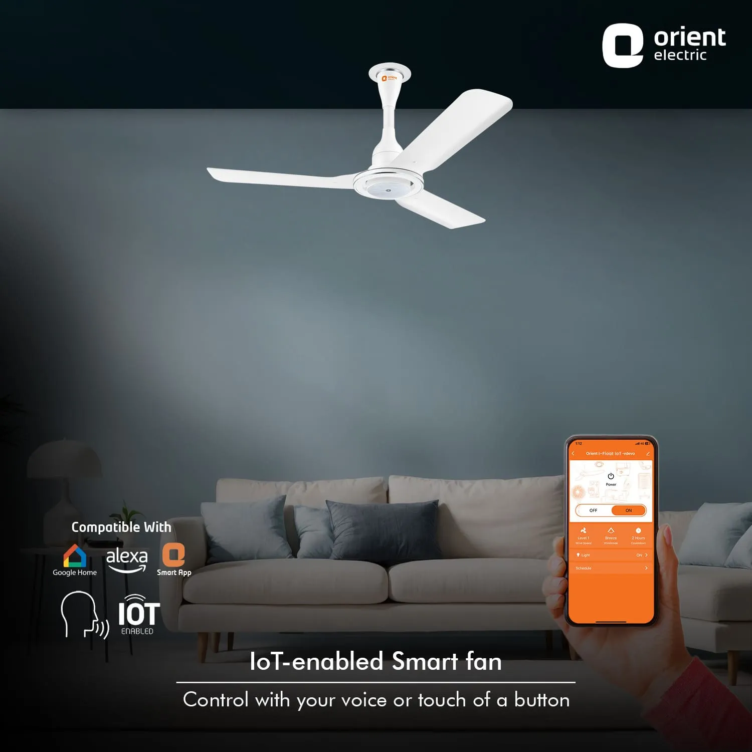 I Float IoT 5 Star Rated BLDC Ceiling Fan
