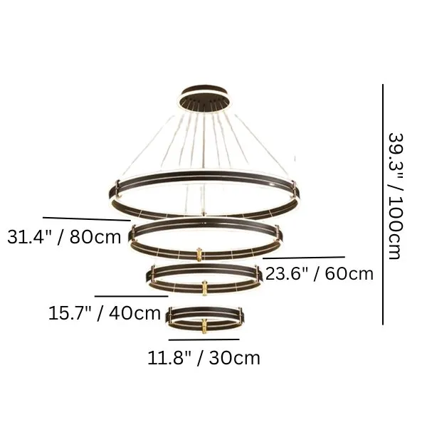 Iabet Round Chandelier