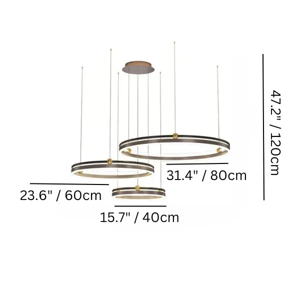 Iabet Round Chandelier