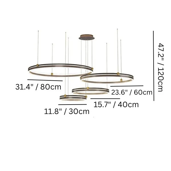 Iabet Round Chandelier