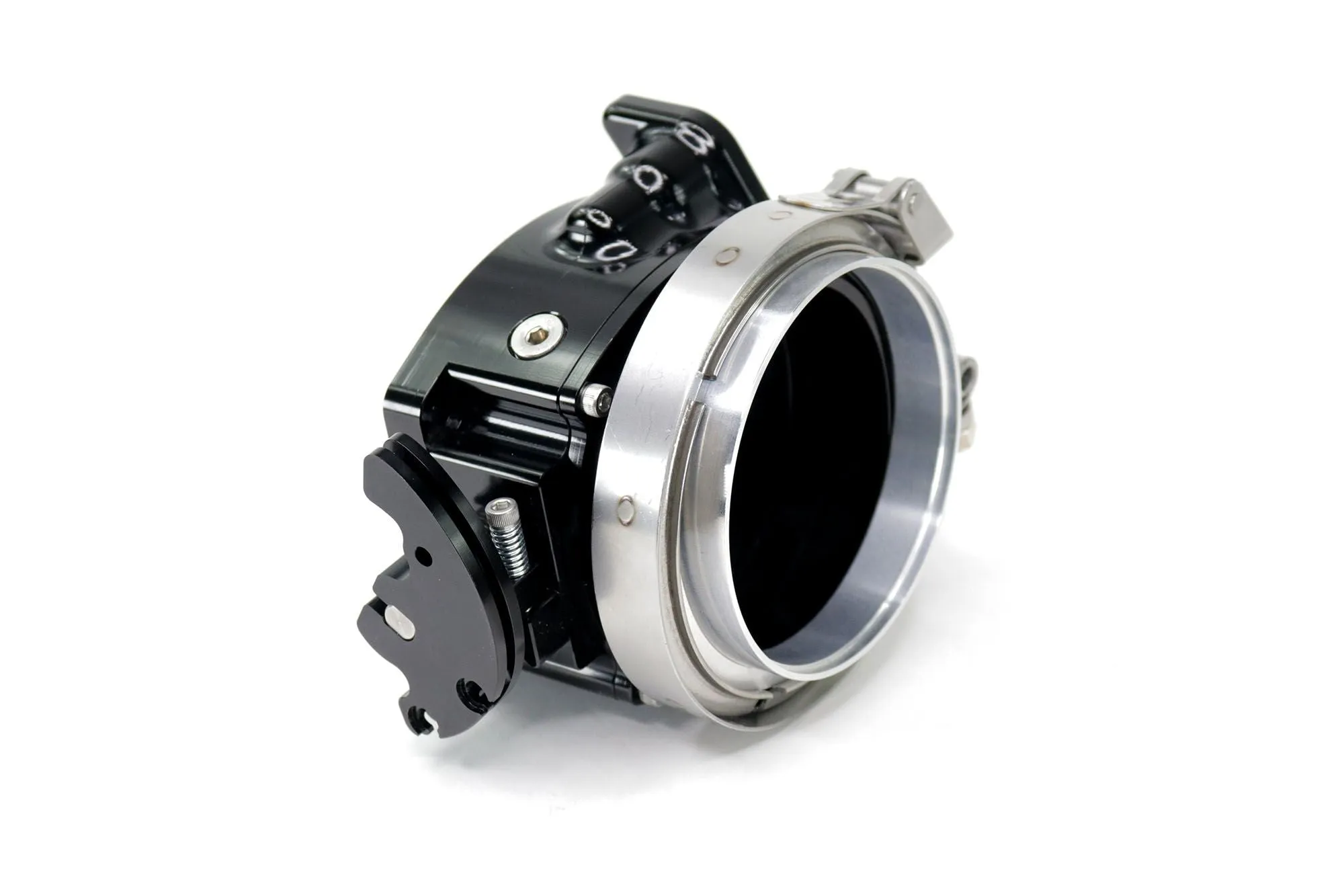 ICON 102/105mm Cable Drive Throttle Body (Black) w/ Interchangeable Connection