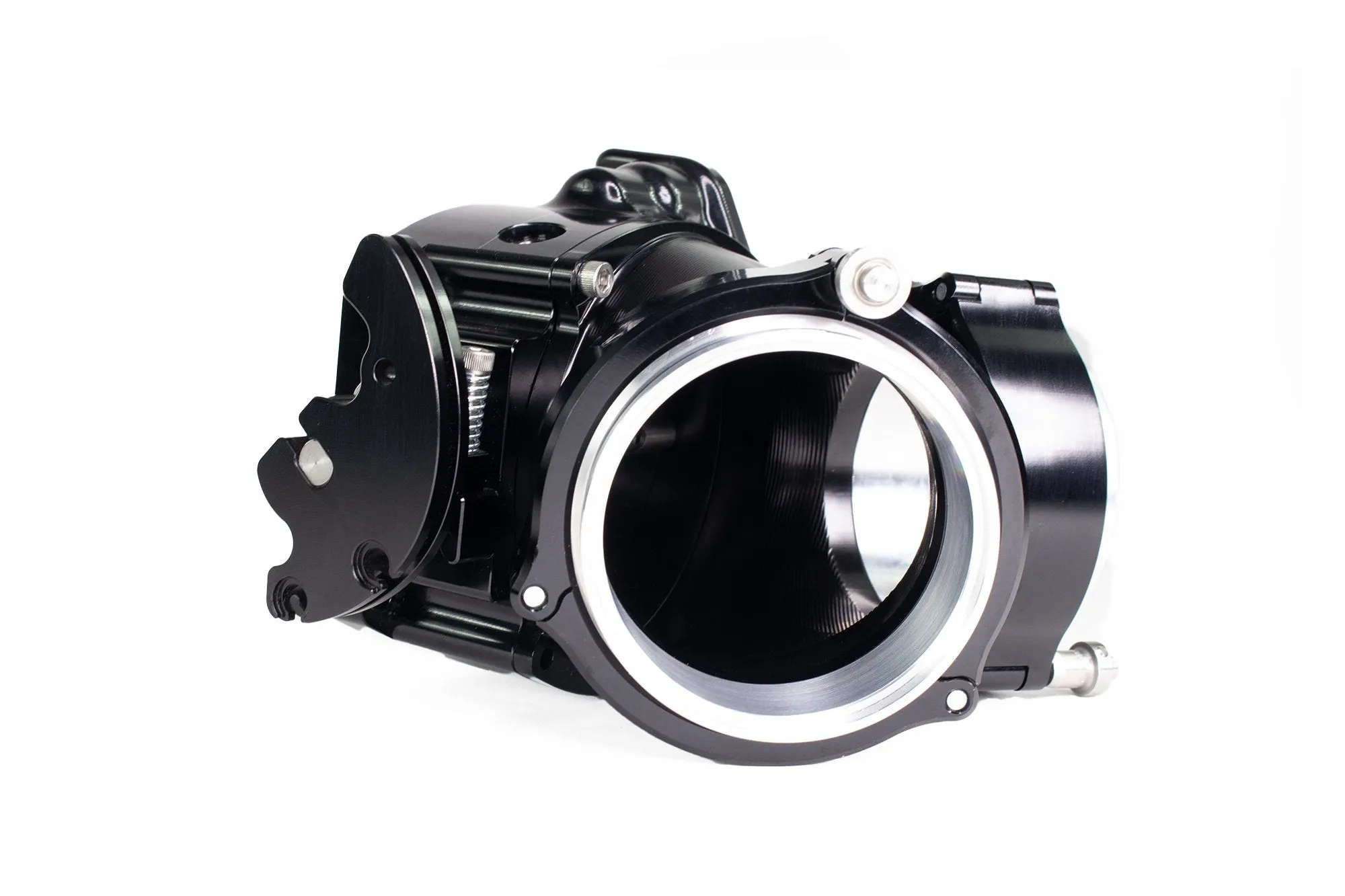 ICON 102/105mm Cable Drive Throttle Body (Black) w/ Interchangeable Connection
