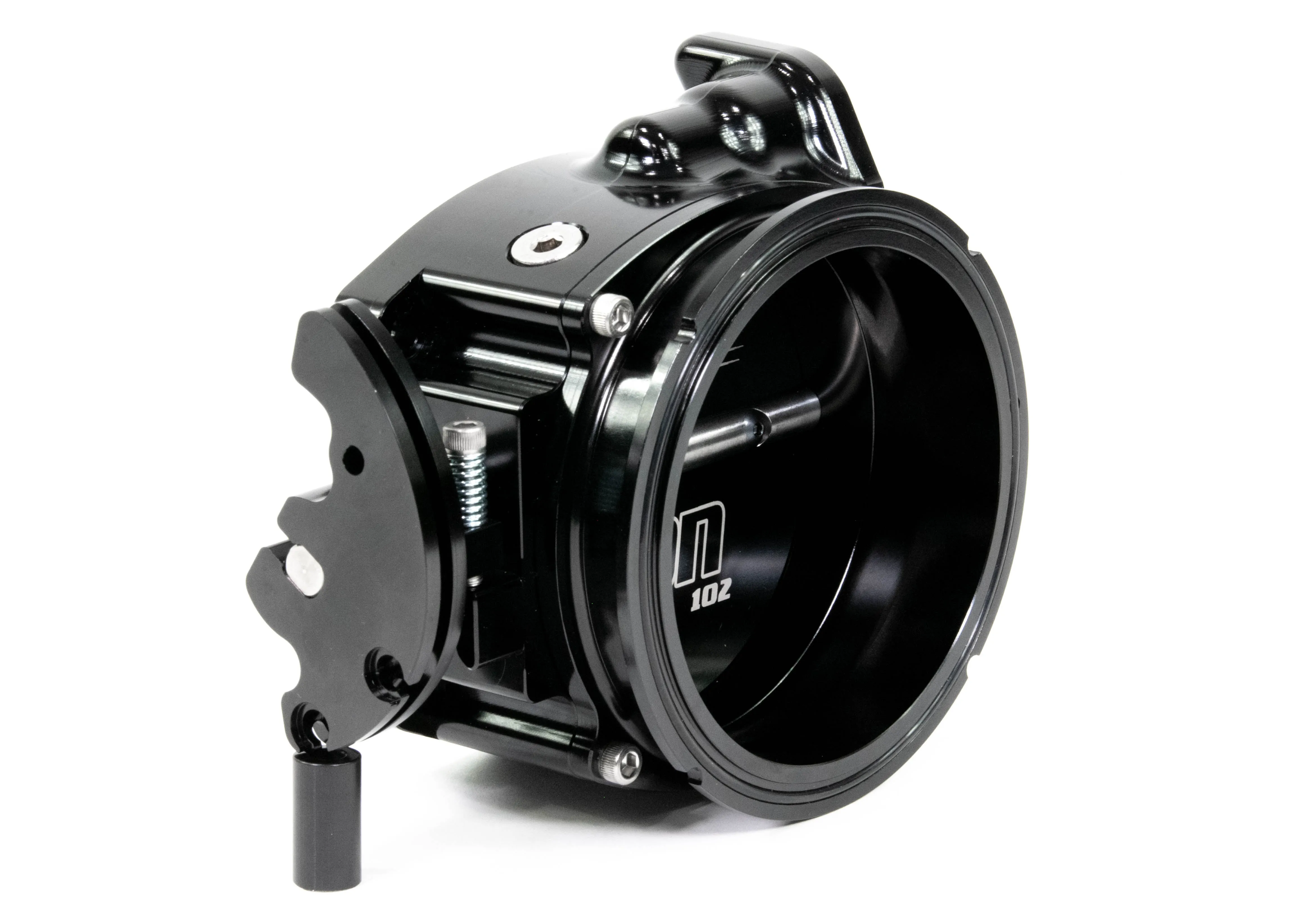ICON 102/105mm Cable Drive Throttle Body (Black) w/ Interchangeable Connection