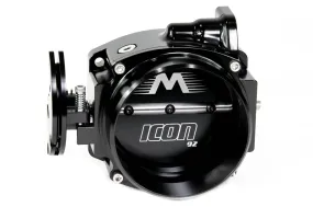 ICON 92/95mm Cable Drive Throttle Body (Black) w/ Interchangeable Connection