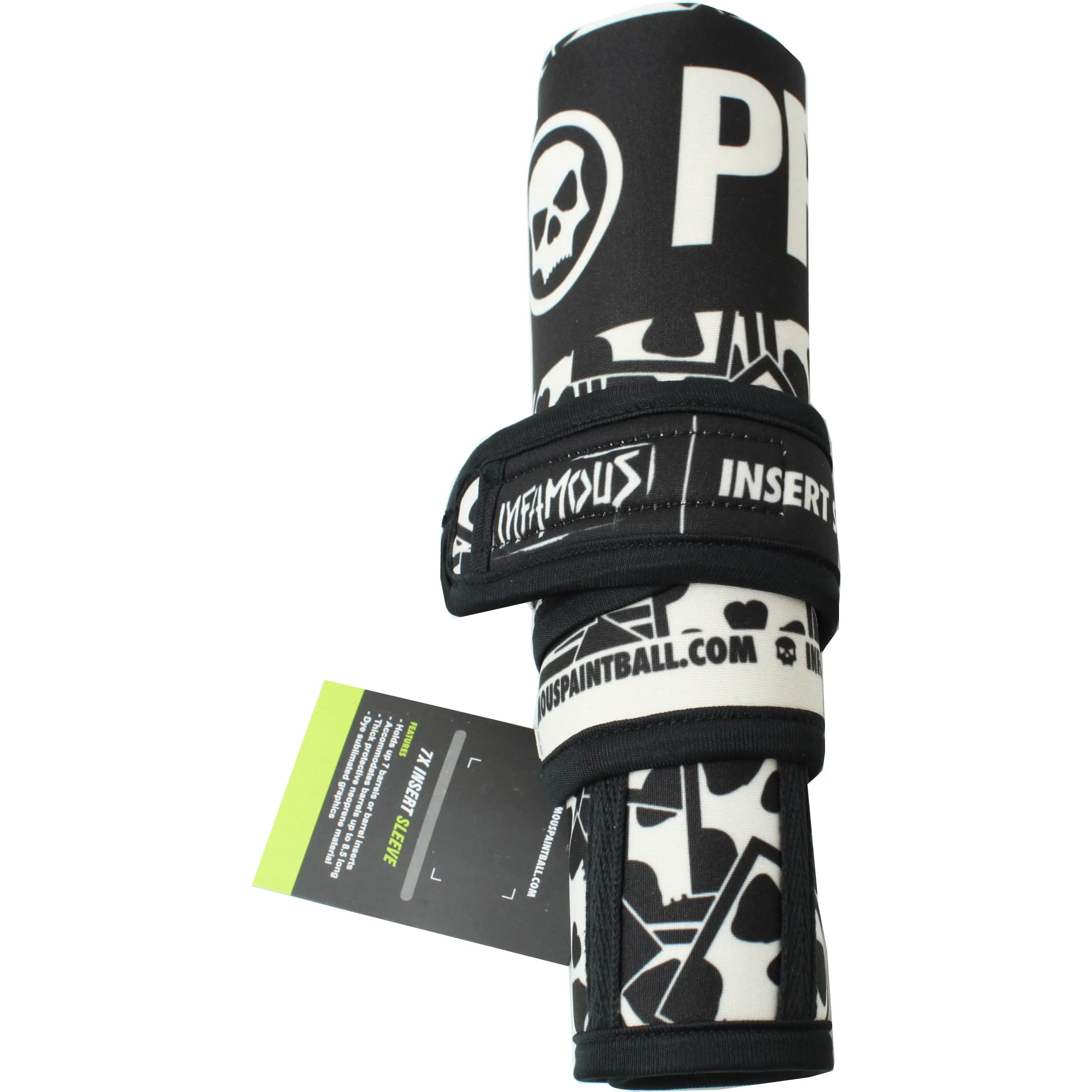 Infamous Insert Sleeve Wrap - Skull AO White