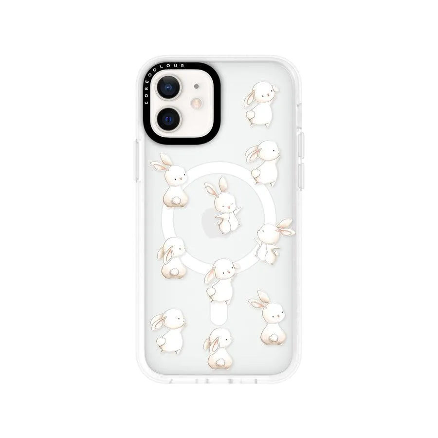 iPhone 12 Rabbit Heart Phone Case MagSafe Compatible