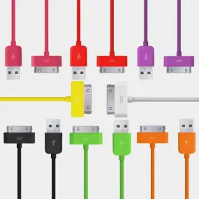 iPhone Data Sync & Charge USB Lead Cable for iPhone 4 4S iPod Touch