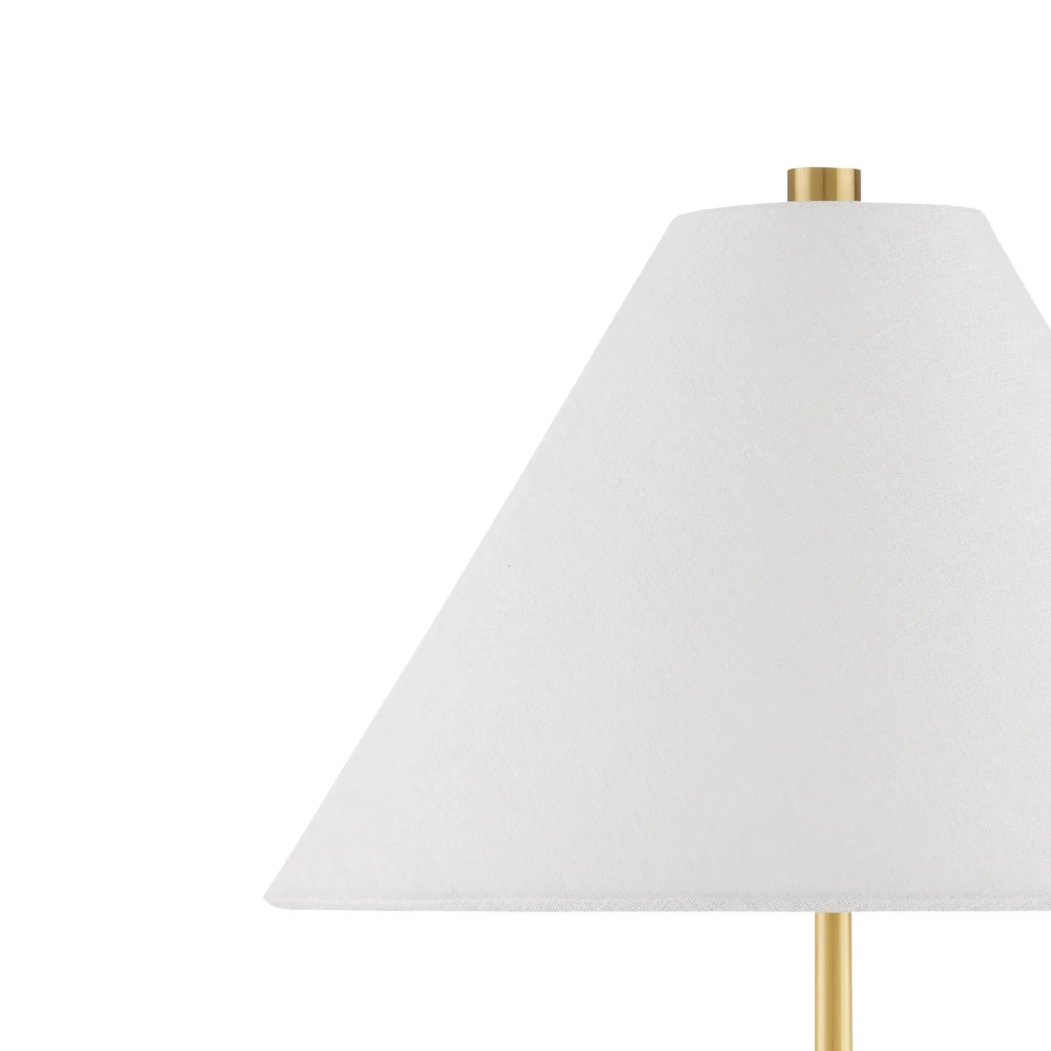 Ippolito Console Lamp in Antique Brass Finish