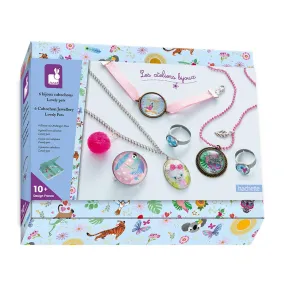 Janod 6 Lovely Pets - Cabochon Jewelry Age 10 