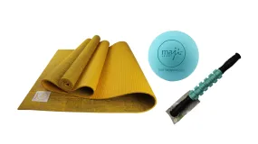 Jute Premium ECO Fitness, pilates, yoga mat   Trigger Ball   Massage Stick