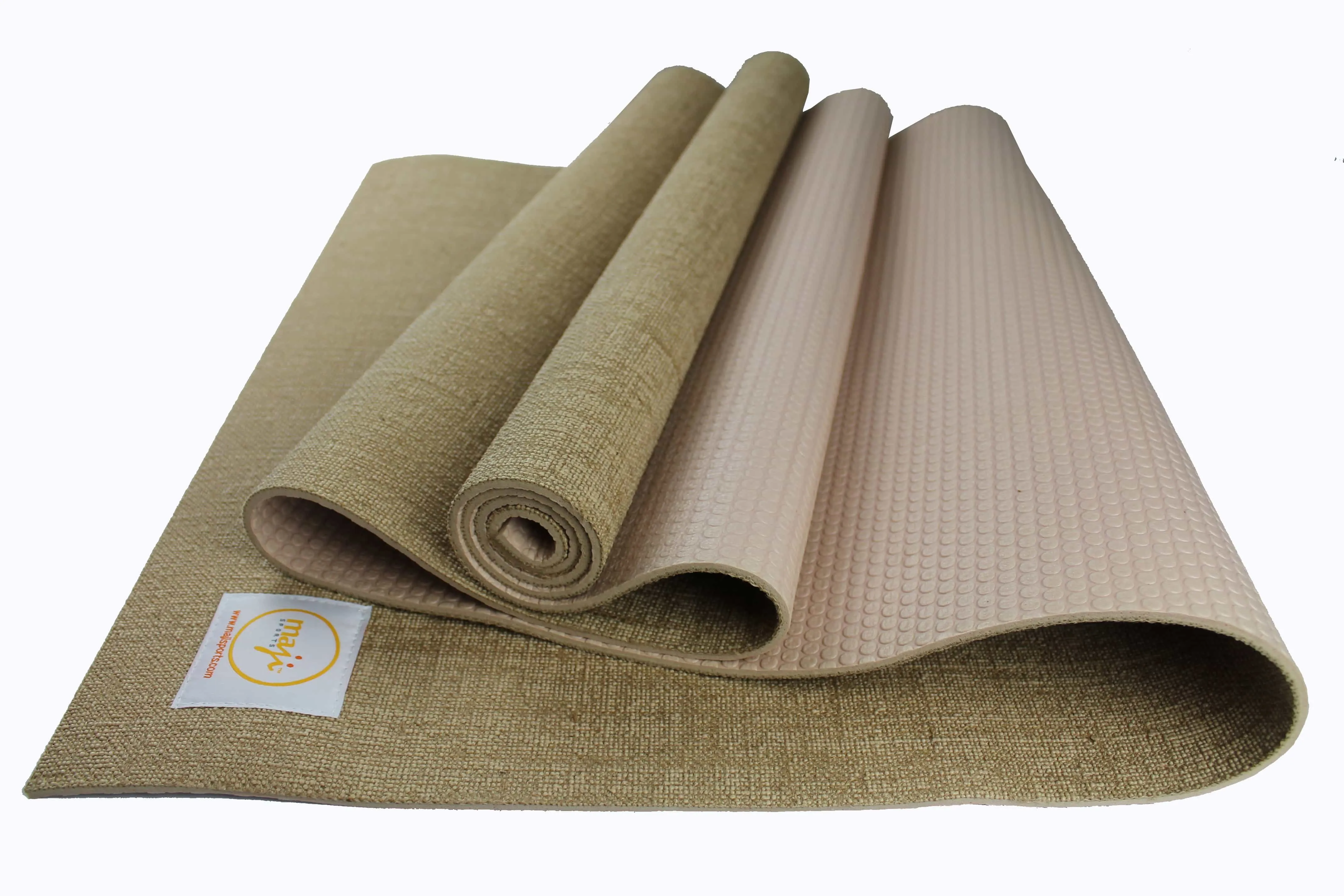 Jute Premium ECO Fitness, pilates, yoga mat   Trigger Ball   Massage Stick