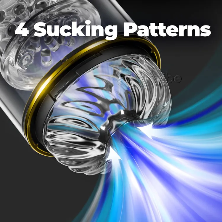 KERERO Male Sex Toys with 10 Thrusting,4 Sucking & 10 Rotating Modes
