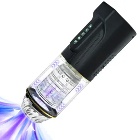 KERERO Male Sex Toys with 10 Thrusting,4 Sucking & 10 Rotating Modes