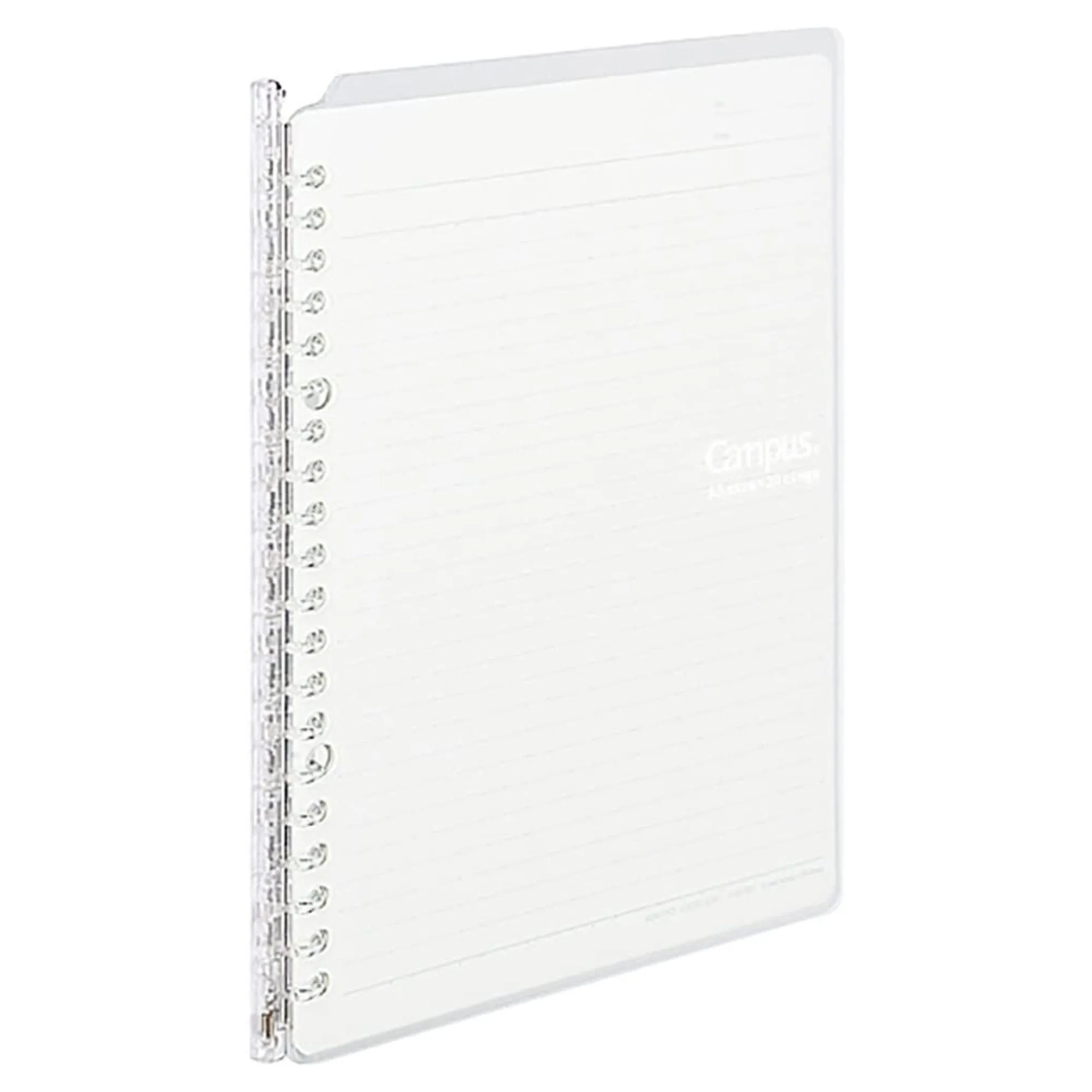 Kokuyo A5 Campus YELLOW GREEN Smart Ring Binder 20 Rings Notebook | 25 Sheets Capacity SP130