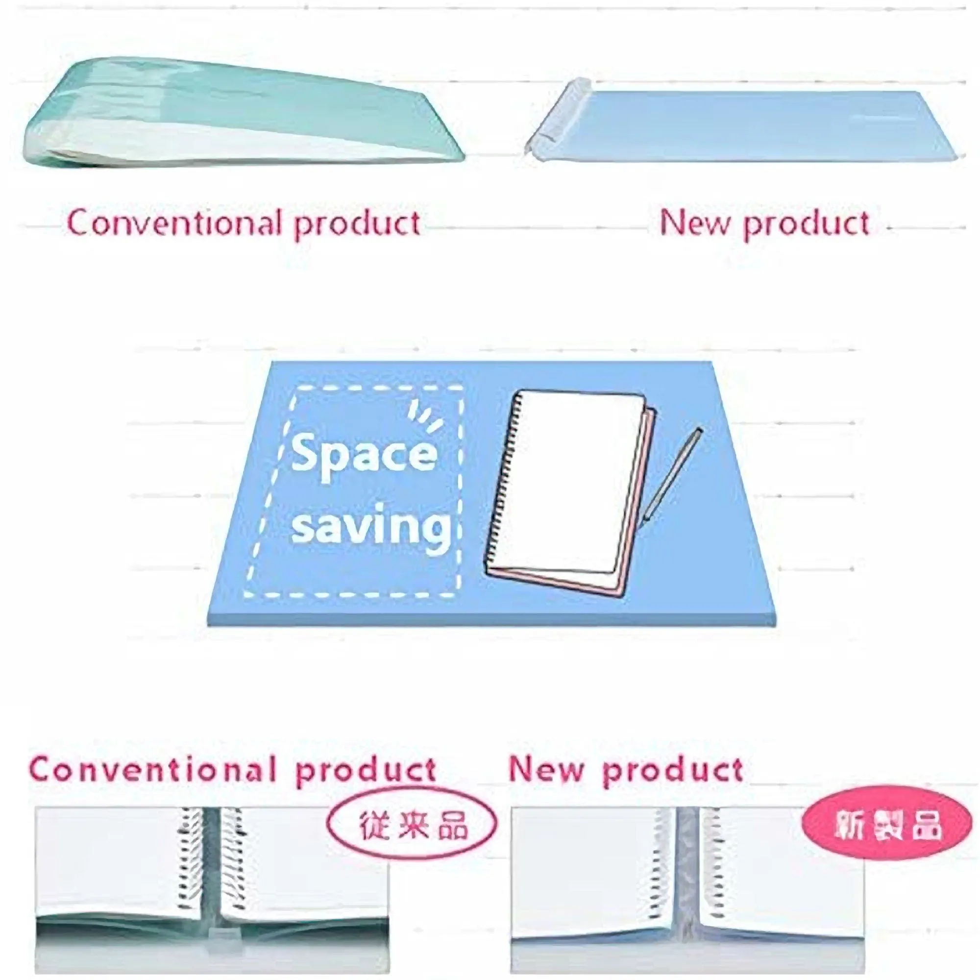 Kokuyo B5 Campus YELLOW B5 Smart Ring Binder 26 Rings "Lay Flat" Notebook SP700Y | 25 Sheets Capacity