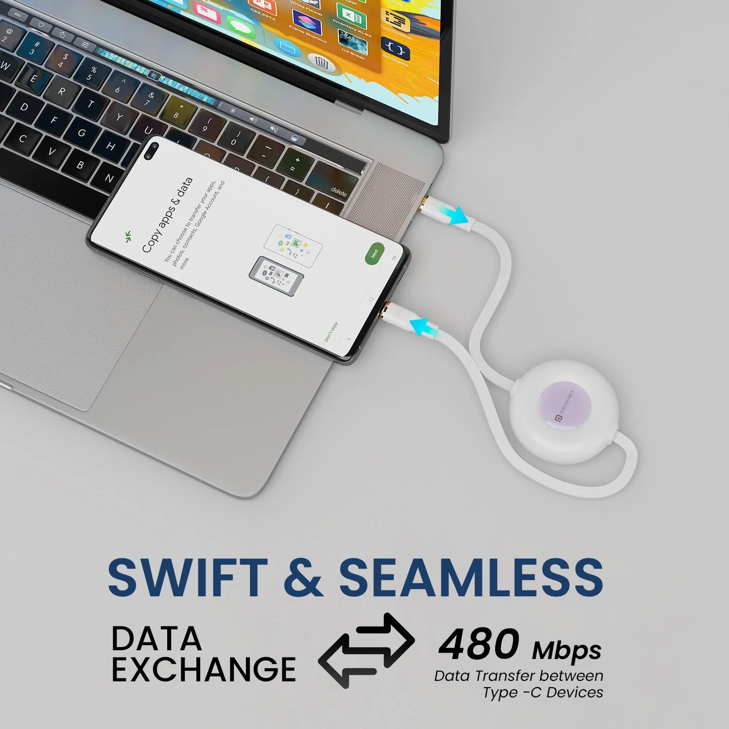 Konnect Recoil - 100W Charging cable