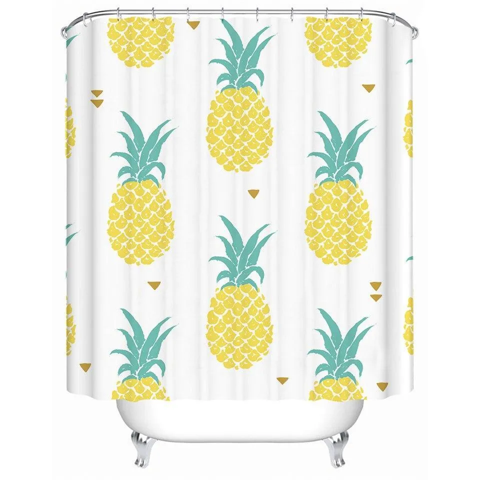 Love Pineapple Shower Curtain