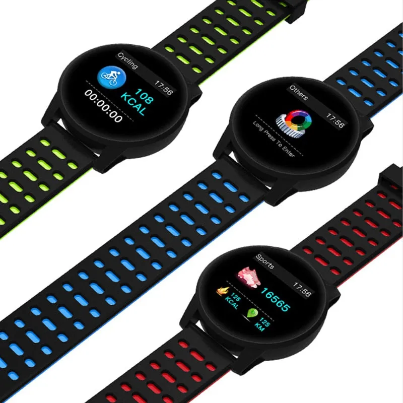 MAFAM Smart Watch Men Women Heart Rate Blood Pressure Oxygen Monitor Fitness Tracker Alarm Reminder Smartwatch Clock Sport Watch