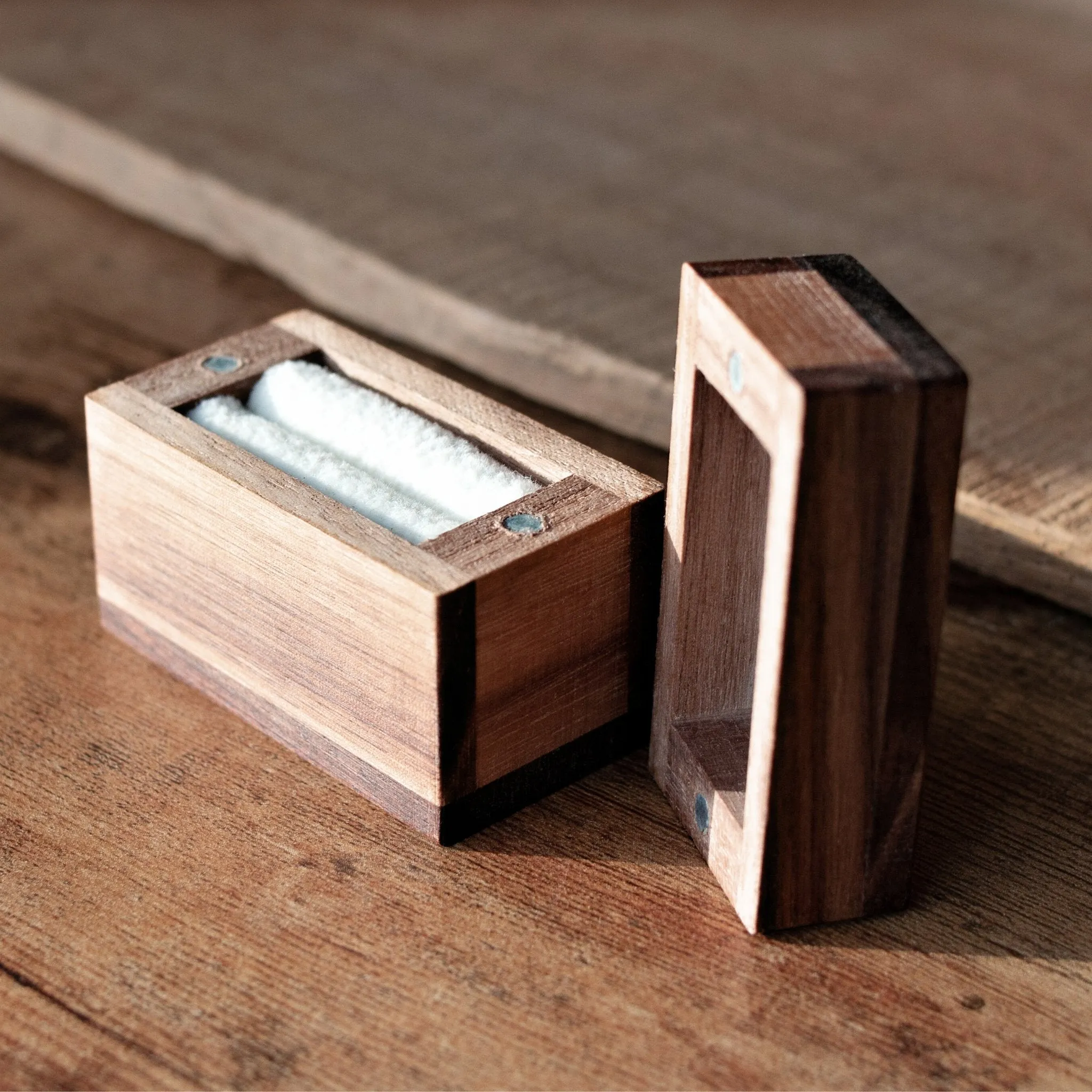 Magnetic Wooden Ring Box - Personalize