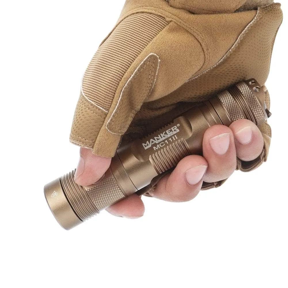 Sure! Here’s an optimized title for the Manker MC11 II:

Powerful Manker MC11 II Compact LED Flashlight - Rechargeable, Lightweight, and Versatile with Multiple Modes

Feel free to adjust or let me know if you need more options!