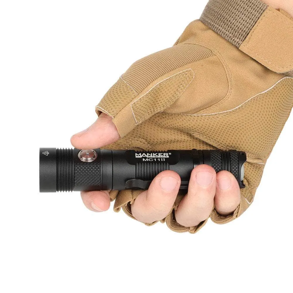 Sure! Here’s an optimized title for the Manker MC11 II:

Powerful Manker MC11 II Compact LED Flashlight - Rechargeable, Lightweight, and Versatile with Multiple Modes

Feel free to adjust or let me know if you need more options!