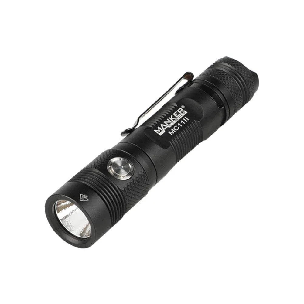 Sure! Here’s an optimized title for the Manker MC11 II:

Powerful Manker MC11 II Compact LED Flashlight - Rechargeable, Lightweight, and Versatile with Multiple Modes

Feel free to adjust or let me know if you need more options!