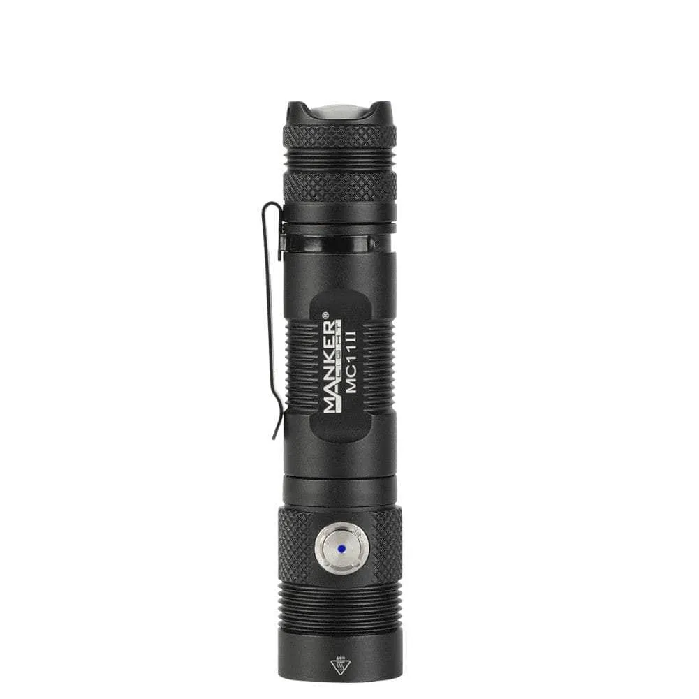Sure! Here’s an optimized title for the Manker MC11 II:

Powerful Manker MC11 II Compact LED Flashlight - Rechargeable, Lightweight, and Versatile with Multiple Modes

Feel free to adjust or let me know if you need more options!