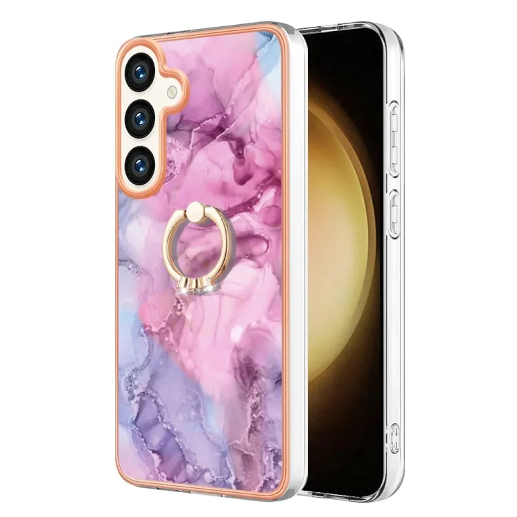 Marble Electroplated Dual-Sided IMD Phone Case with Ring Holder, Series 1