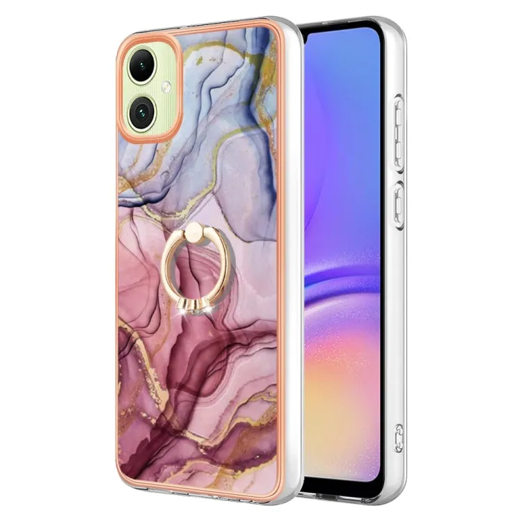 Marble Electroplated Dual-Sided IMD Phone Case with Ring Holder, Series 1