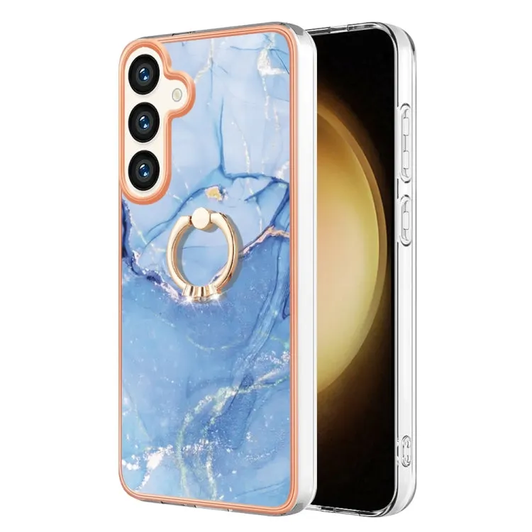 Marble Electroplated Dual-Sided IMD Phone Case with Ring Holder, Series 1