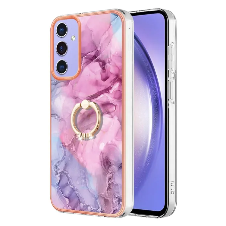 Marble Electroplated Dual-Sided IMD Phone Case with Ring Holder, Series 1
