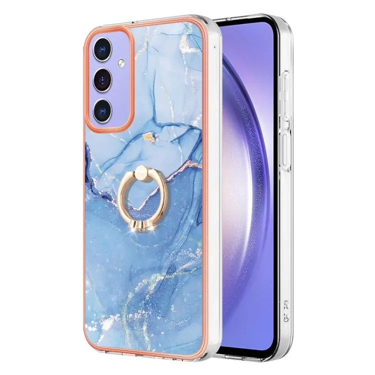 Marble Electroplated Dual-Sided IMD Phone Case with Ring Holder, Series 1