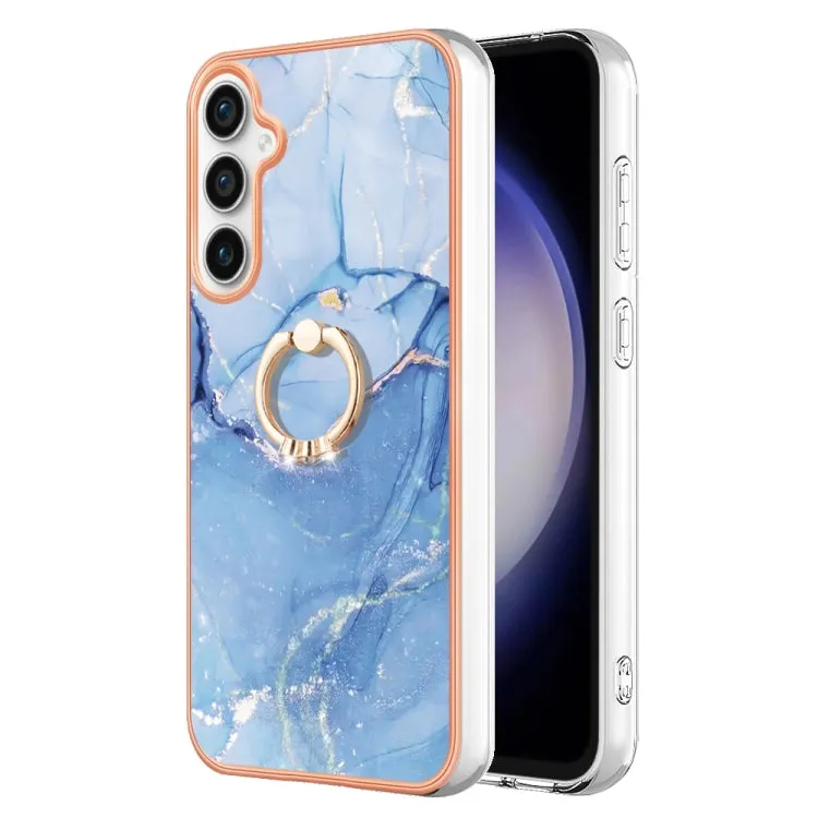 Marble Electroplated Dual-Sided IMD Phone Case with Ring Holder, Series 1