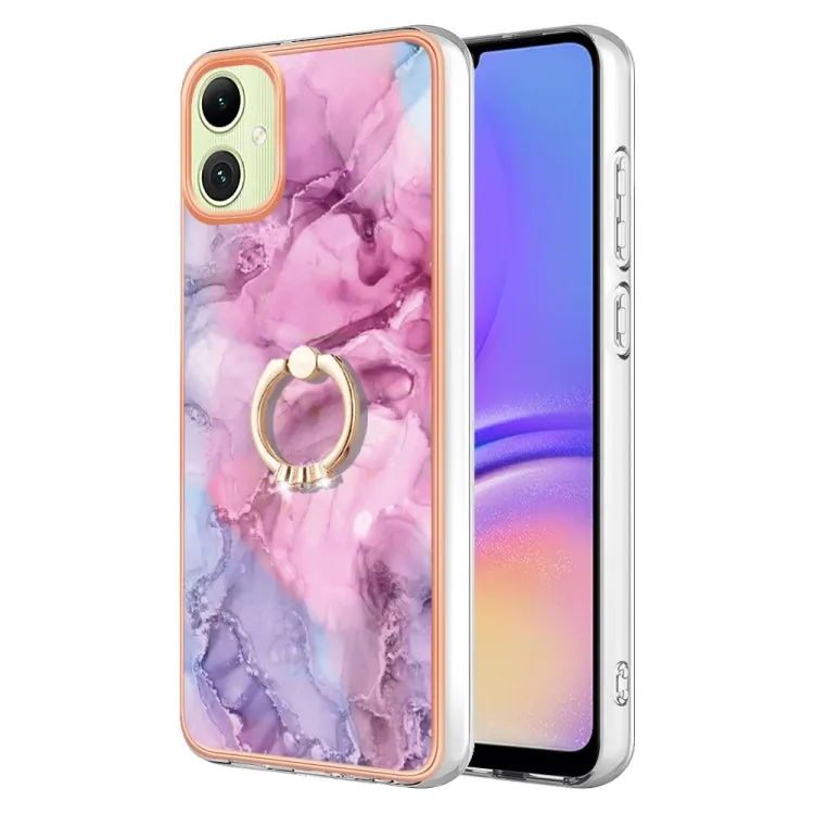 Marble Electroplated Dual-Sided IMD Phone Case with Ring Holder, Series 1