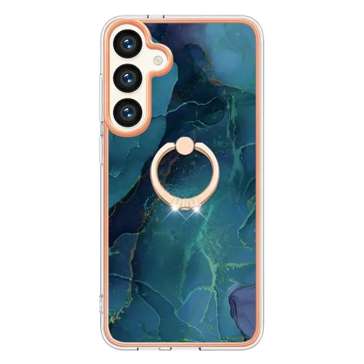 Marble Electroplated Dual-Sided IMD Phone Case with Ring Holder, Series 1