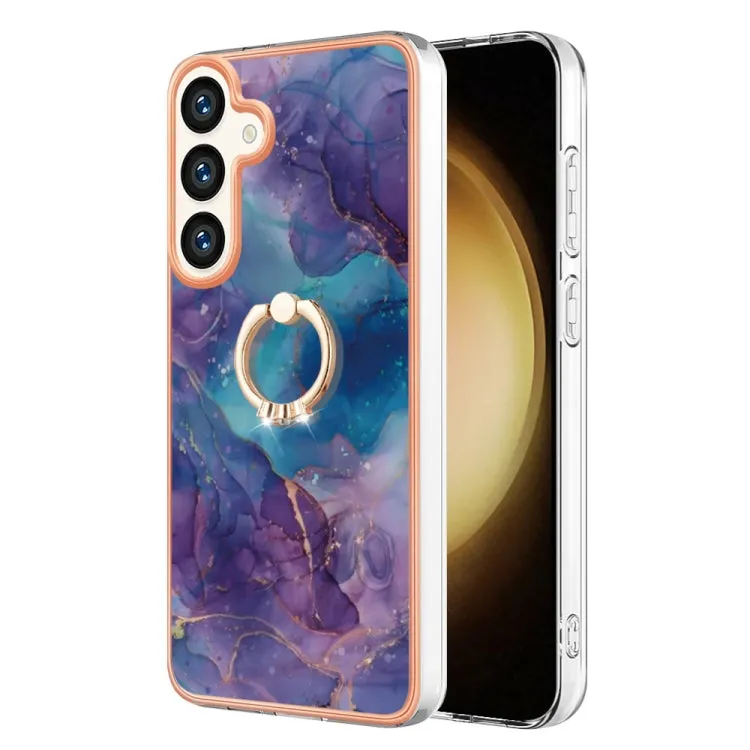 Marble Electroplated Dual-Sided IMD Phone Case with Ring Holder, Series 1