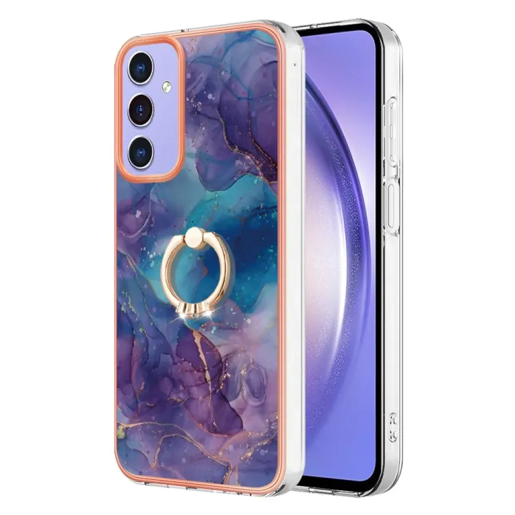 Marble Electroplated Dual-Sided IMD Phone Case with Ring Holder, Series 1