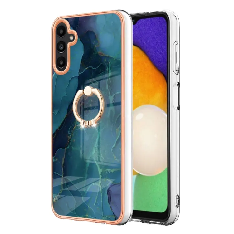 Marble Electroplated Dual-Sided IMD Phone Case with Ring Holder, Series 1