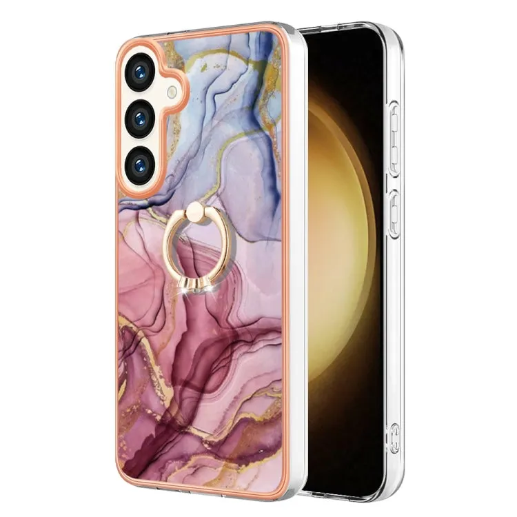 Marble Electroplated Dual-Sided IMD Phone Case with Ring Holder, Series 1