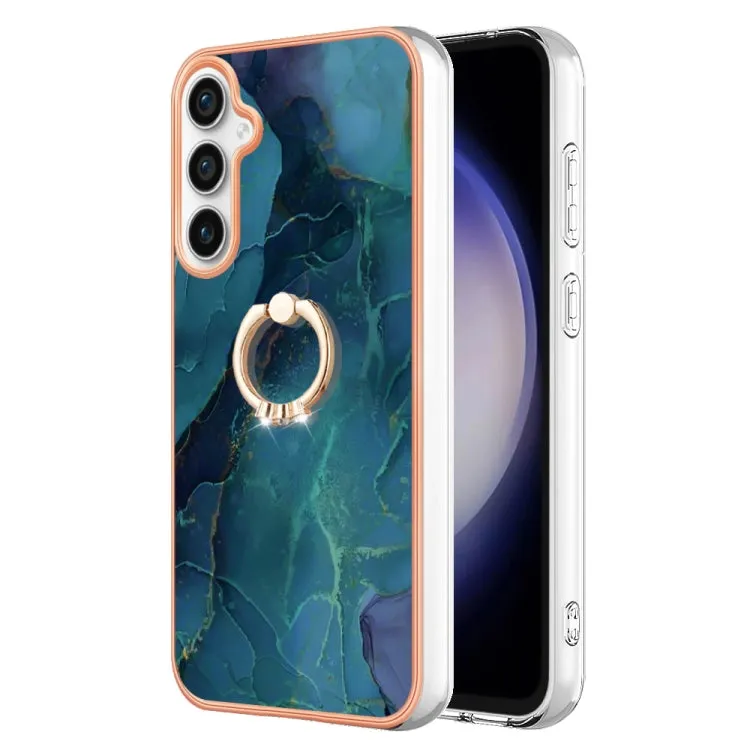 Marble Electroplated Dual-Sided IMD Phone Case with Ring Holder, Series 1