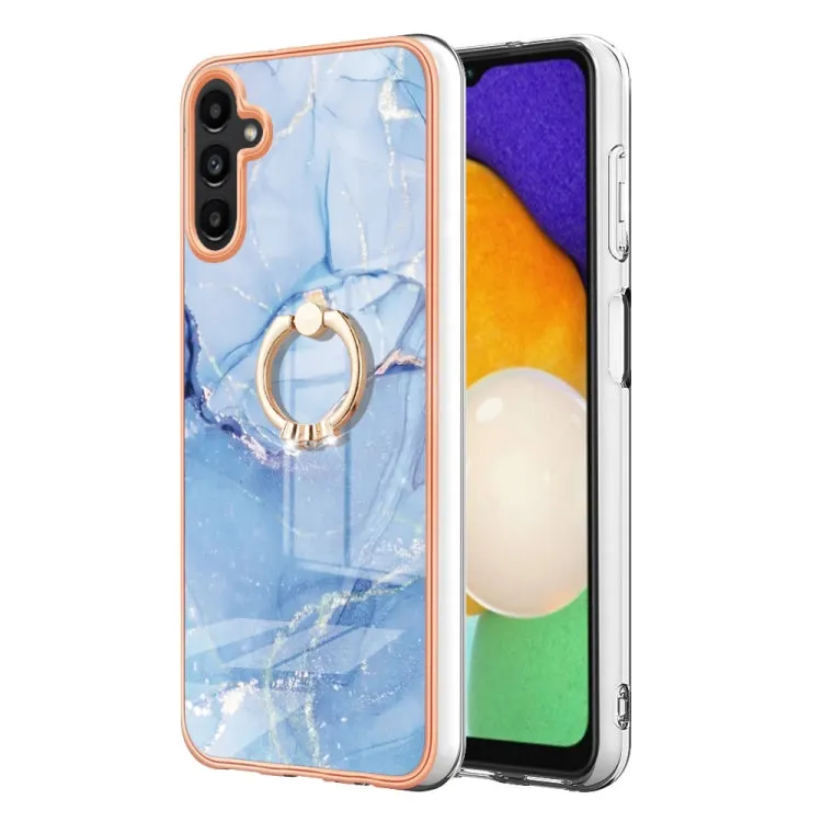 Marble Electroplated Dual-Sided IMD Phone Case with Ring Holder, Series 1