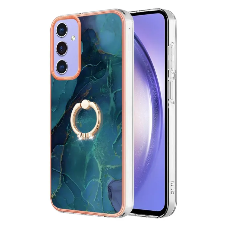 Marble Electroplated Dual-Sided IMD Phone Case with Ring Holder, Series 1